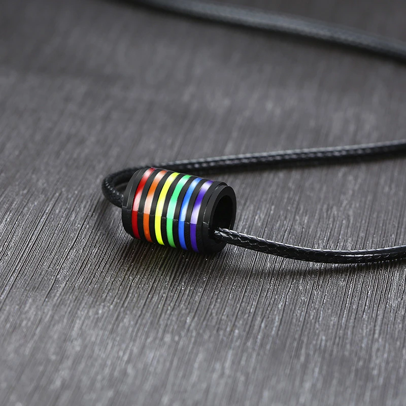 GAY PRIDE PENDANT NECKLACE FOR MEN RAINBOW UNISEX JEWELRY LOVE WINS EQUALITY INSPIRATIONAL FRIENDSHIP NECKLACESGIFT HIM | Украшения и