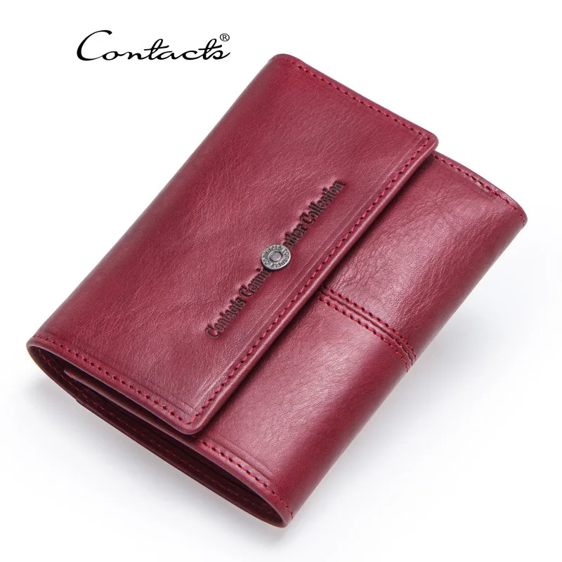 

Black Angel New Fashion Trend Short Leather Wallet Solid Color Multi-function Zipper Card Bag