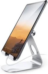 Suporte da tabuleta ajustável, suporte da tabuleta de lamicall: doca do suporte do desktop compatível com a tabuleta tal como ipad pro 9.7, 10.5,