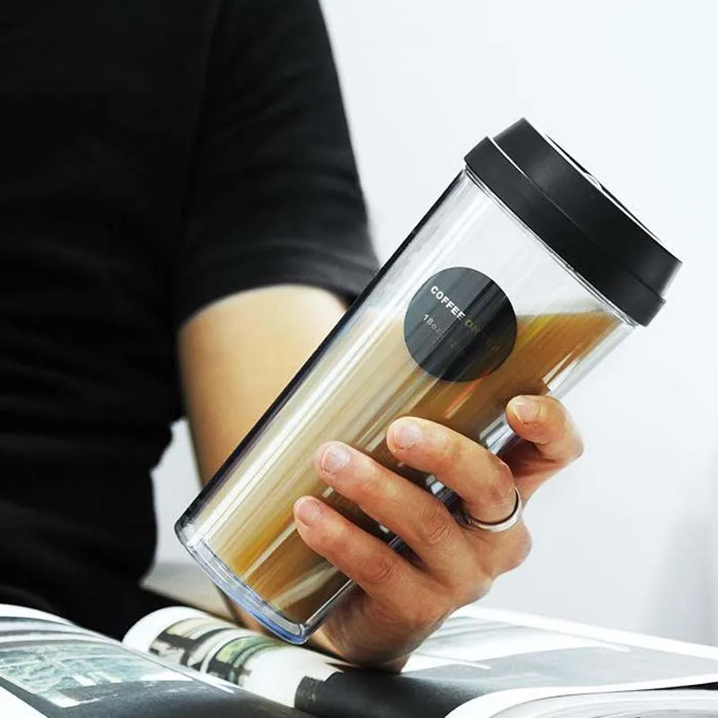 Кружка с двойными стенками кофейная кружка теплоизоляционные офисные кружки