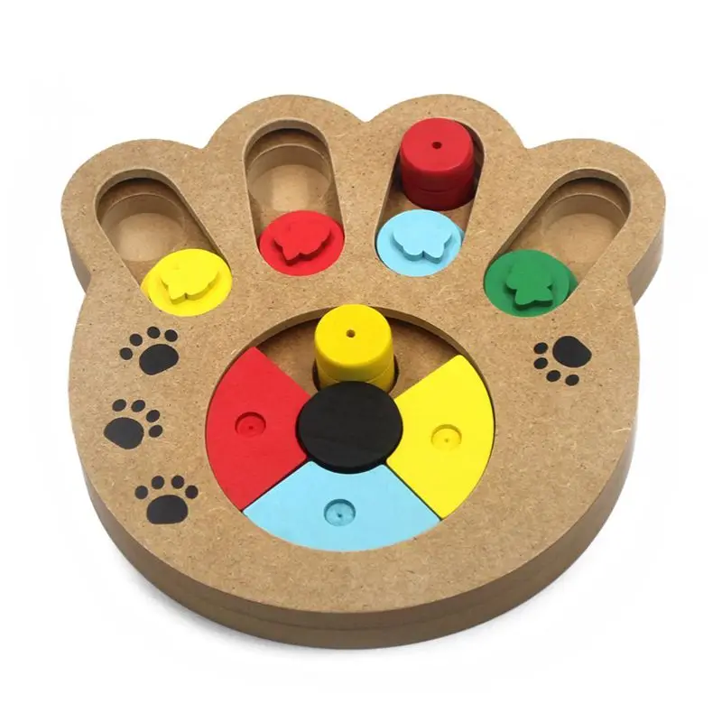 Top-Pet интеллектуальная игрушка Экологичная Интерактивная забавная игрушка-головоломка в виде лапы для маленьких или мидиевых животных