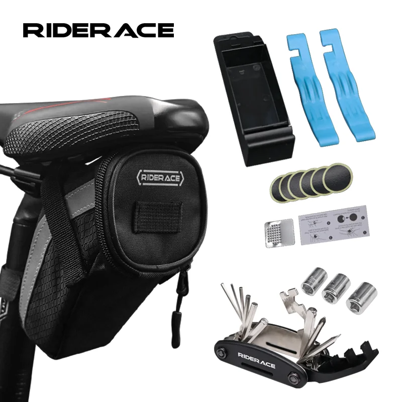 Bicycle Saddle Bag Repair Tools Kits Multifunction Tool MTB Bike Inner