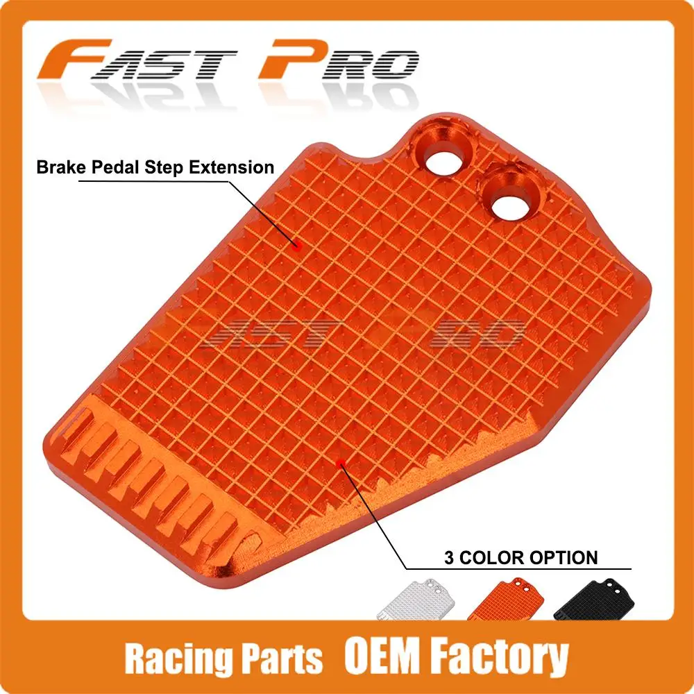 

Motorcycle Brake Pedal Step Extension Peg Pad Enlarge Plate For KTM 950 990 1050 1190 1290 Adventure All Dirt Bike Motocross