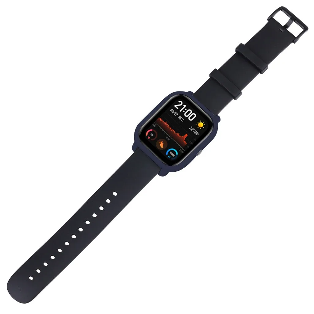 Чехол для Xiaomi Huami Amazfit GTS Smart Watch TPU силиконовый защитный чехол сменная пленка Защитная крышка 19Sep