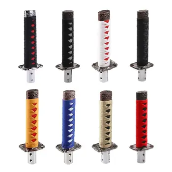 

2021 New Universal Samurai Sword Shift Knob Katana Metal Weighted Sport Shifter 4 Adapter