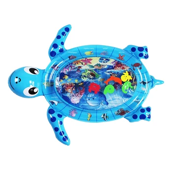 

3D Animal Turtle Shape Baby Water Inflatable Play Mat Toddlers Play Mat Toy Water Mat For Kids