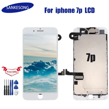 

LCD Display For Iphone7P + full digital assembly 3D replacement touchscreen + front camera + premium pa headset