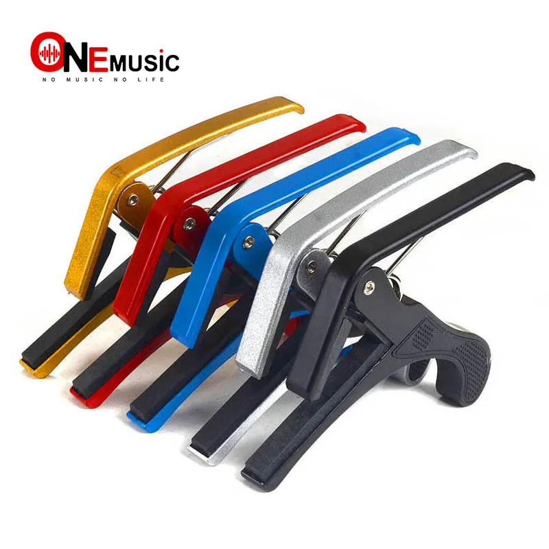 Aluminium Alloy Quick Change Clamp Key Acoustic Classic Guitar Capo For Tone Adjusting