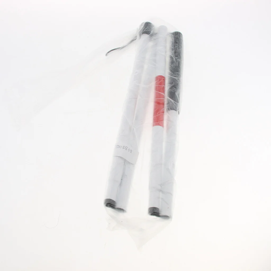 Aluminum Mobility Folding Cane for Vision Impaired and Blind People with Wrist Strip & Reflector (Fold into 4 Section) Anti Skid