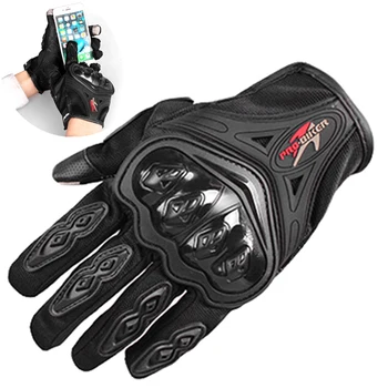 

Motorcycle Gloves Touch Screen Gloves Full Finger Motocross Luvas Guantes for Kawasaki ZX6R ZX636 ZX10R Z1000 Z750R Z1000SX