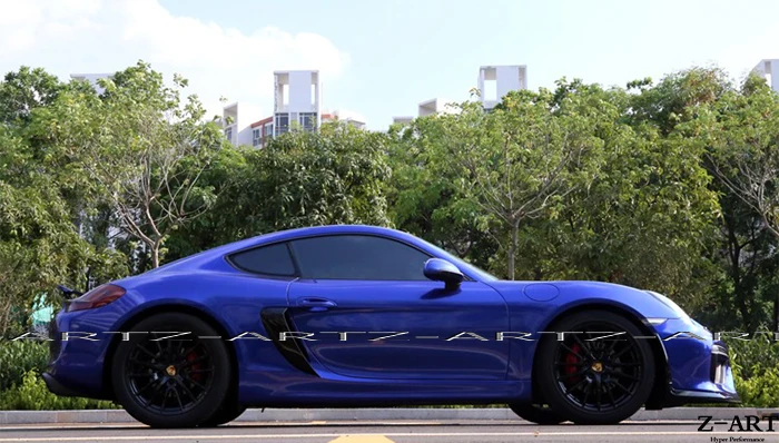 2013- Z-ART для Porsche Boxster Cayman обвес для лица подъем впрыска PP передний бампер для Porsche 981