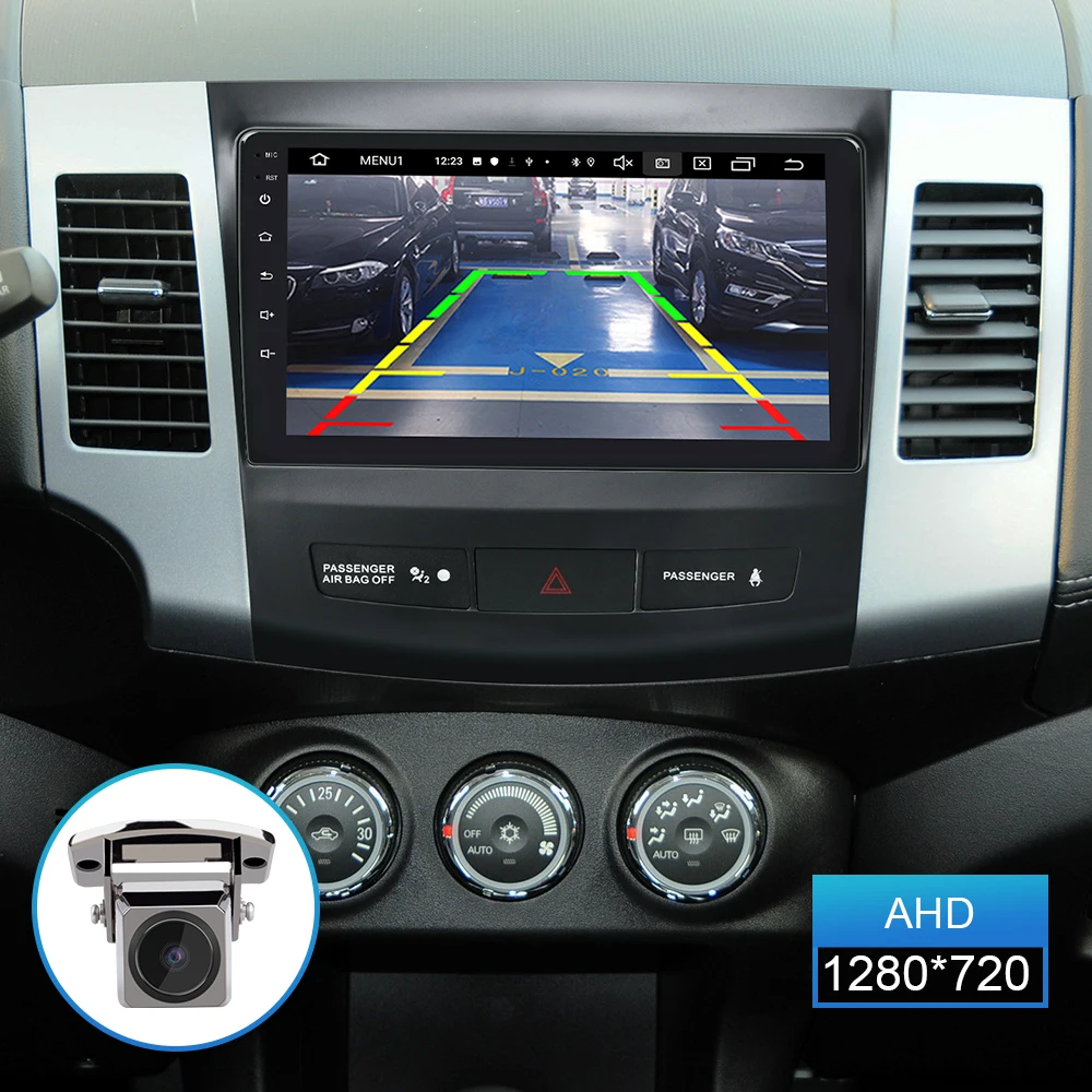 ISUDAR Car Radio For MITSUBISHI/OUTLANDER 2007-2012 2 din Android 9 Autoradio Multimedia GPS DVR Ca