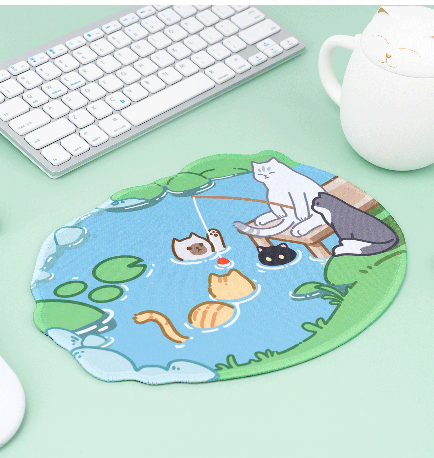 Kawaii Cute Cat Anti Slip Mouse Pad - 25 - Kawaii Mix