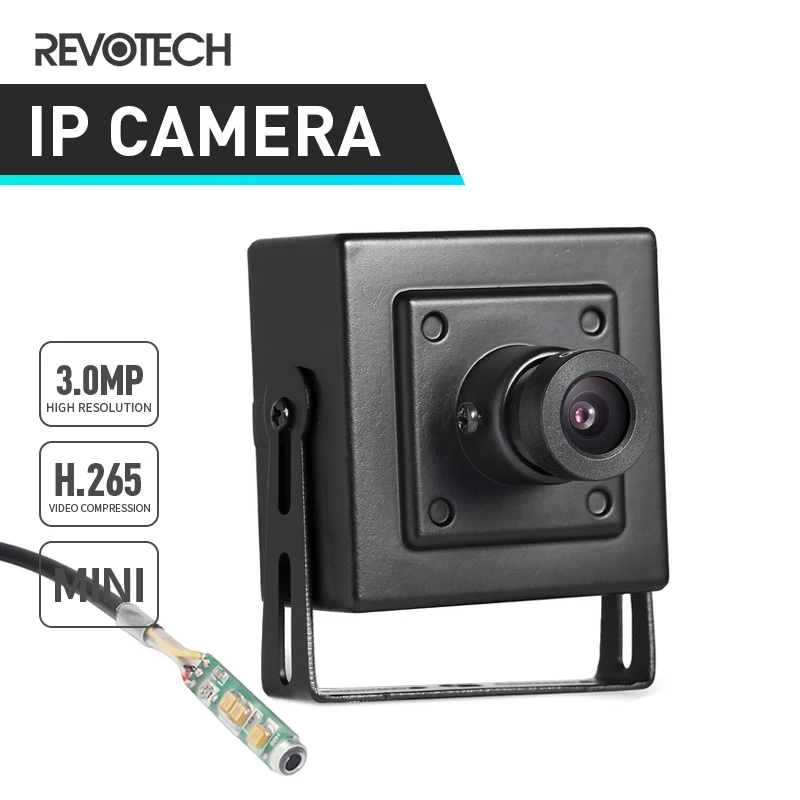 H.265 аудио HD 3MP мини Тип Крытая IP камера 1296 P/1080 P металлическая камера безопасности ONVIF P2P камера видеонаблюдения