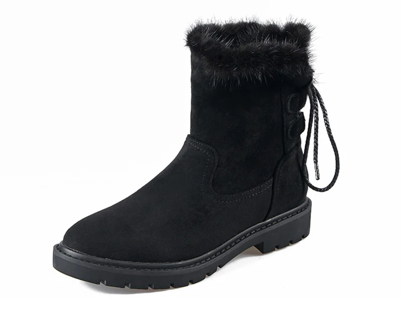 Температуре не более 30 градусов ниже нуля Женские снегоступы зимняя обувь толстый теплый плюш для холодной зимы Для женщин сапоги дамские ботильоны YX1779