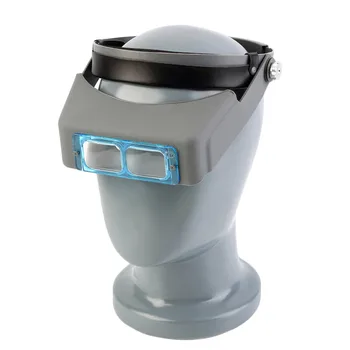 

Double Lens Head-mounted Headband Reading Magnifier Head Wearing Magnifying Glass Loupe 4 Magnifications Glasses