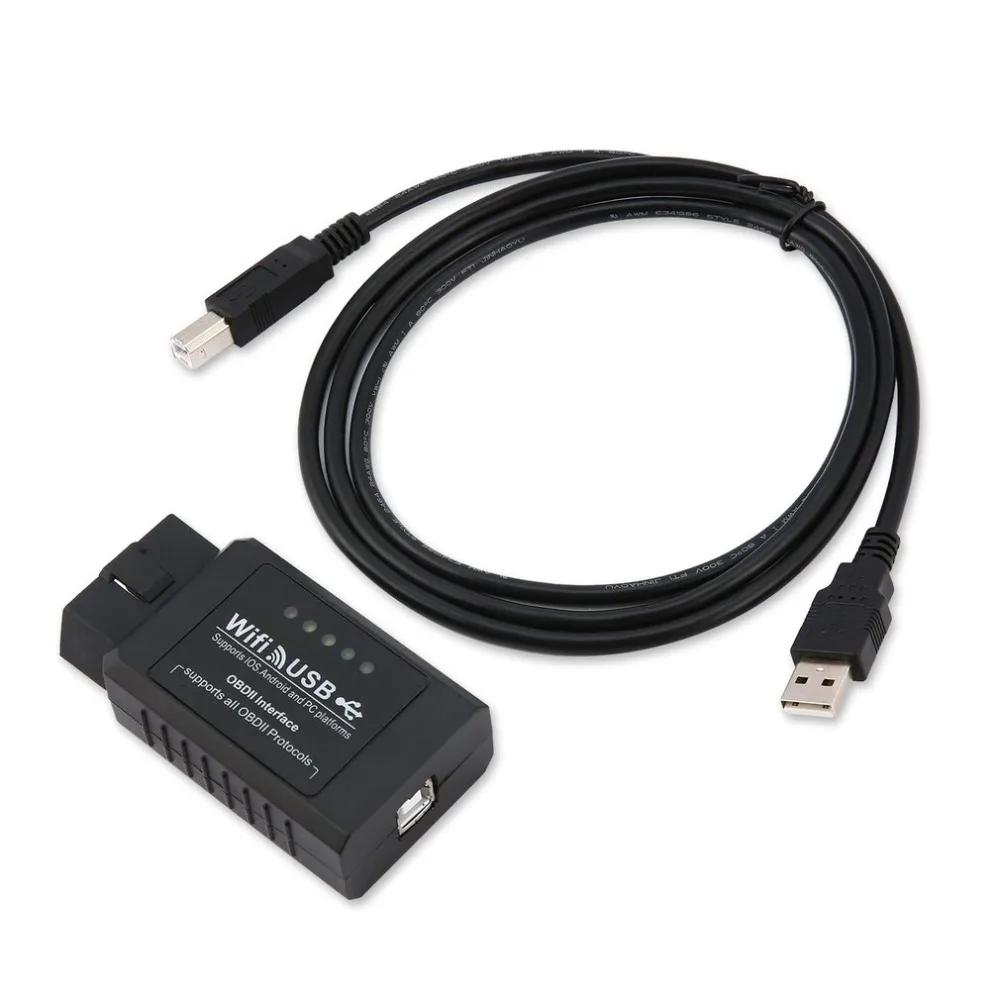 20 шт. новое обновление ELM327 wifi USB сканер диагностический инструмент ELM 327 Wifi OBD ii Поддержка Android/IPH0NE/IPAD