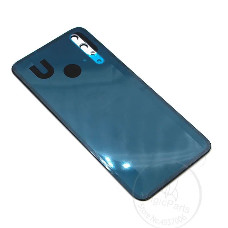 Задняя крышка для huawei Honor 20 Запасные части задняя крышка батарейного отсека Корпус+ крышка вспышки+ объектив камеры