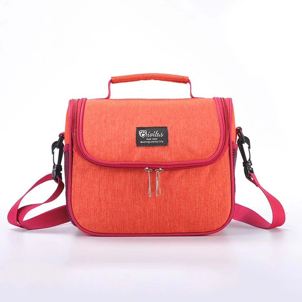 Maison Fabre Portable Thermal  Lunch Box Leakproof Waterproof  Women Kids Men Shoulder Food Picnic Multifunctional Tote Bag 906