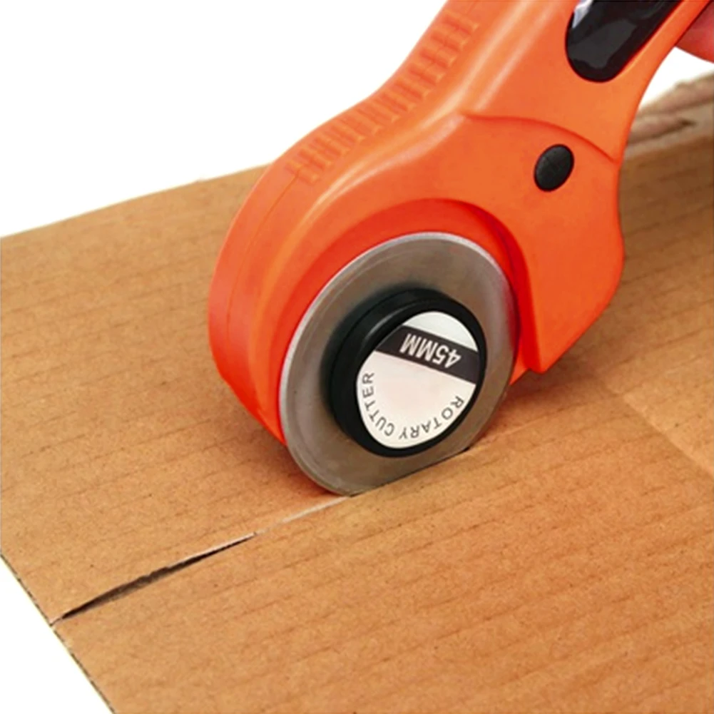 

Rotary Cutter Leather Cutting Knife Patchwork Scrapbooking 45mm Orange Quilting Cloth Fabric Sewing Craft Tool Paper Crafting
