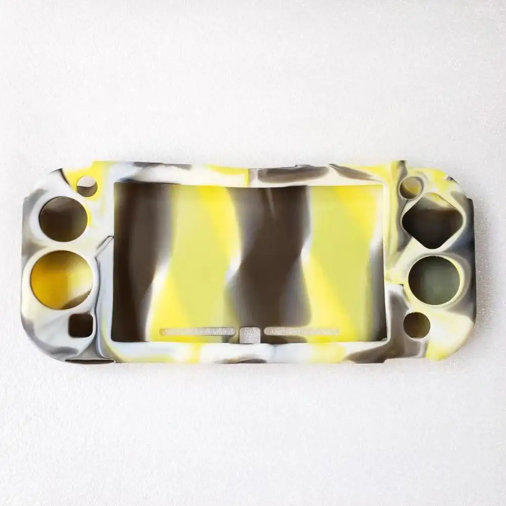 Camo Yellow Мягкий силиконовый защитный чехол для nintendo Switch Lite Mini NX для kingd Switch Lite защитный чехол для контроллера - Цвет: Camo Yellow