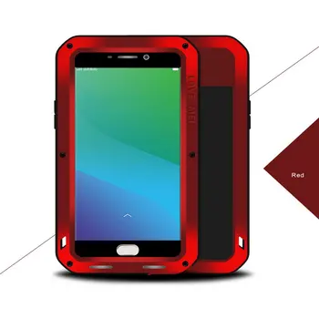 

LOVE MEI Metal Case Shockproof Gorilla Glass For OPPO r9plus/11/11s/11plus/15 HuaweiNova3e SonyXperiaZ5 SamsungGalaxyA32017