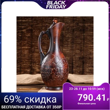 

Wine jug "Grapes", with decor, 3.3 L