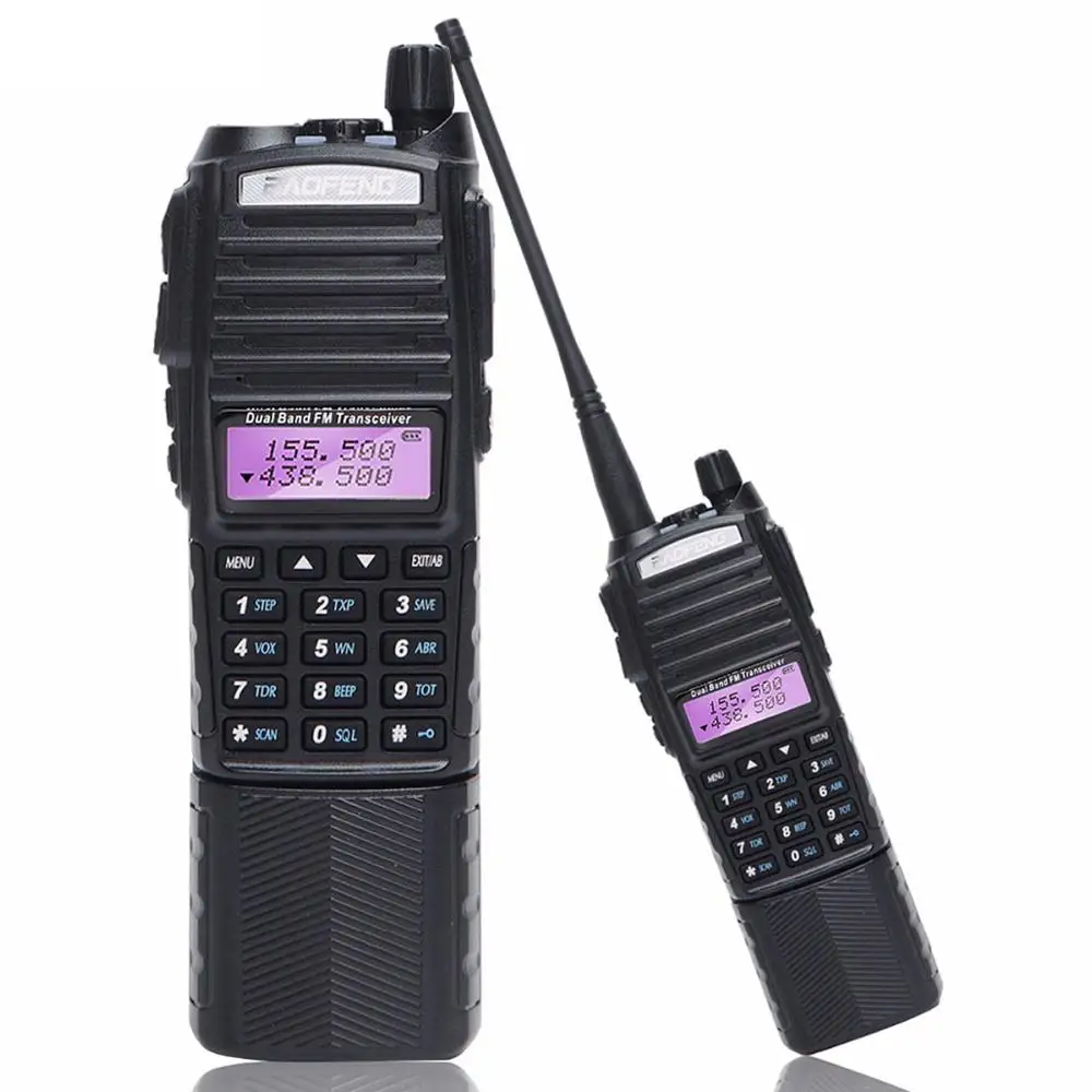 2 шт BaoFeng UV-82T трехдиапазонный 3800 мАч 136-174/220-260/400-520 МГц WalkieTalkie ручной 220 МГц антенна Ham радио с двойной PTT