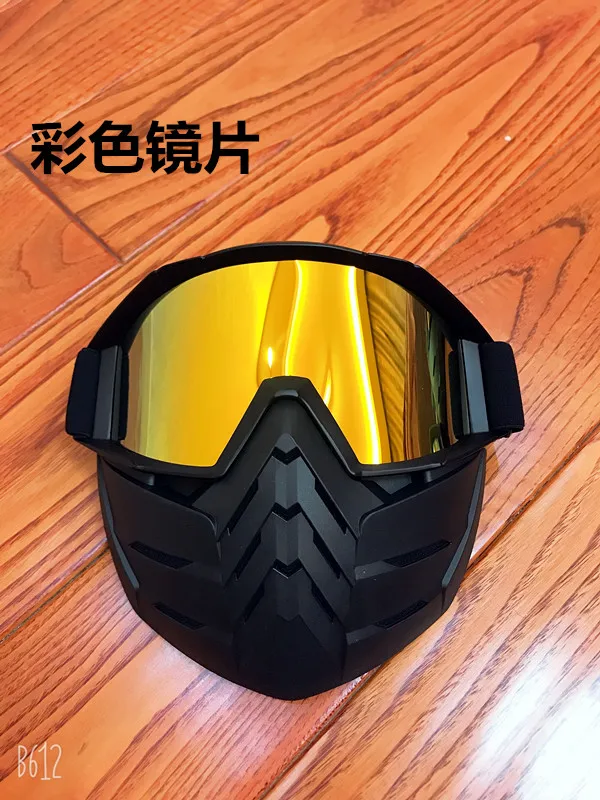 Ретро Harley Goggles локомотив маска мотоциклетный шлем маска ветрозащитные внедорожные очки для защиты глаз полушлем очки для Ri