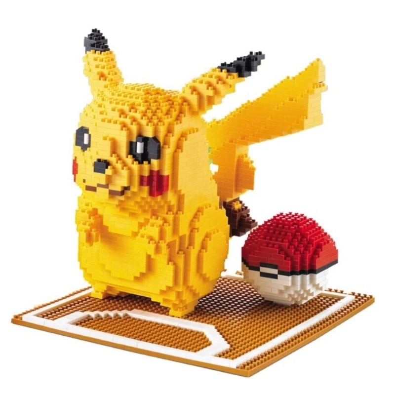 Perfumado Lego Minifigures Pokemon Pikachu Blocos De Derramar