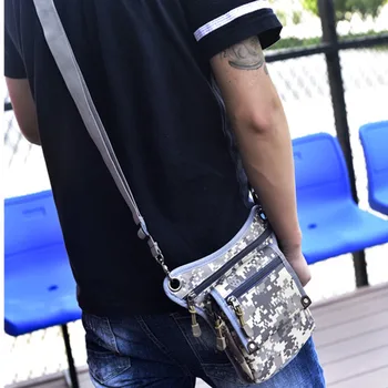 

Men Multifunction Waist Drop Leg Bag Pack Zipper Casual for Outdoor Cycling Sport Popular