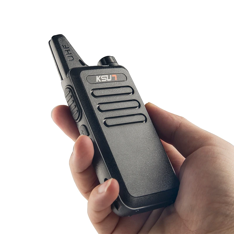2 шт./лот KSUN Mini Walkie Talkie Двусторонняя радиостанция UHF 400 470 МГц 16CH walkie talkie radio|walkie