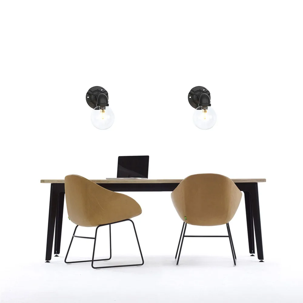 BG202 亚黑+透明灯罩 白底场景