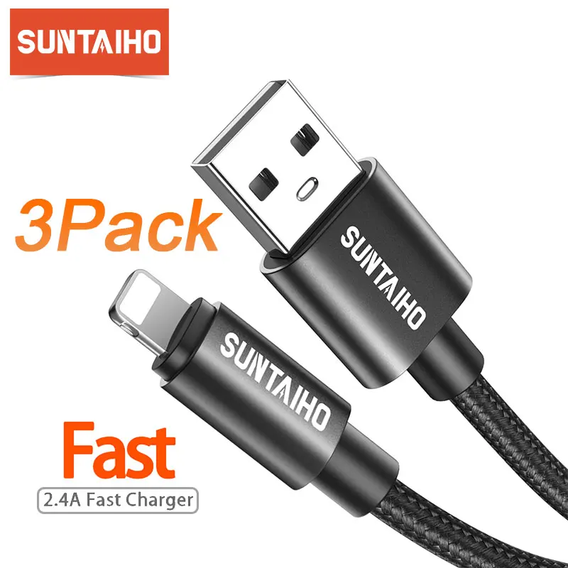 3 предмета в комплекте для быстрой зарядки USB кабель передачи данных iPhone 11 Pro XS Max XR