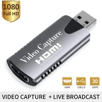 

o Video Capture Cards - HDMI to USB 1080P Record Via DSLR Camcorder to Live Streaming/Gaming/Living/Video Conference