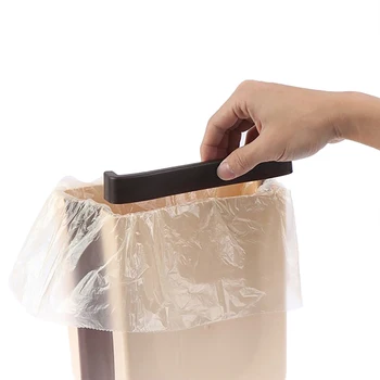 

5L Wall-mounted Folding Trash Bin Kitchen Cabinet Door Hanging Trash Bin Trash Can High Quality