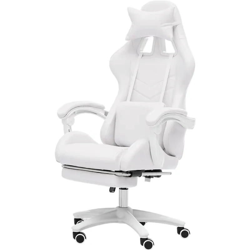 White with Footrest