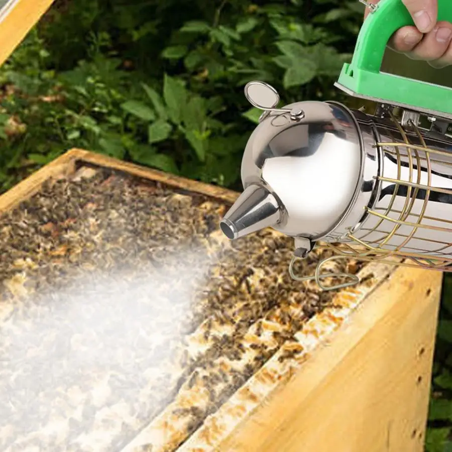 Пчеловодство USB аккумуляторная нержавеющая сталь Электрический улей курильщик пчеловодство оборудование медное покрытие