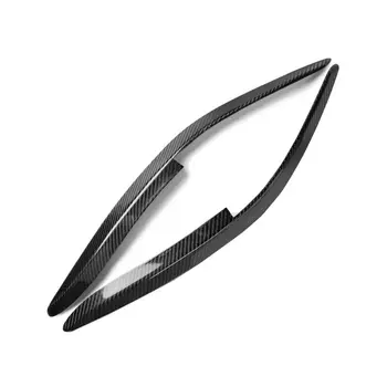 

2 Pcs/Pair Vehicle Car Carbon Fiber Headlight Cover Eyebrows Eyelids Trim Protector Case for Honda Accord 1998-2002