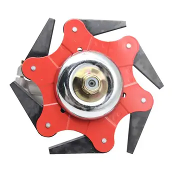 

High Quality Alloy Trimmer Head For Six-leaf Garden Lawn Mower Head Weed Cleaning Tools Lawn Mower Grass Cutter