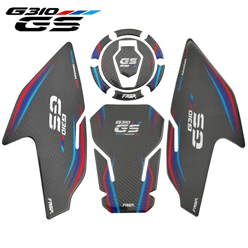 Наклейка для Bmw G310Gs g 310 Gs Защитная подкладка резервуара 5D из углеродного волокна |