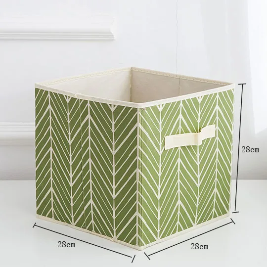 Nova dobravel nano-tecido caixa de Armazenamento De tecido Cubo Bin para crianchas Brinquedos sundries Organizador de armazenament - Цвет: 4
