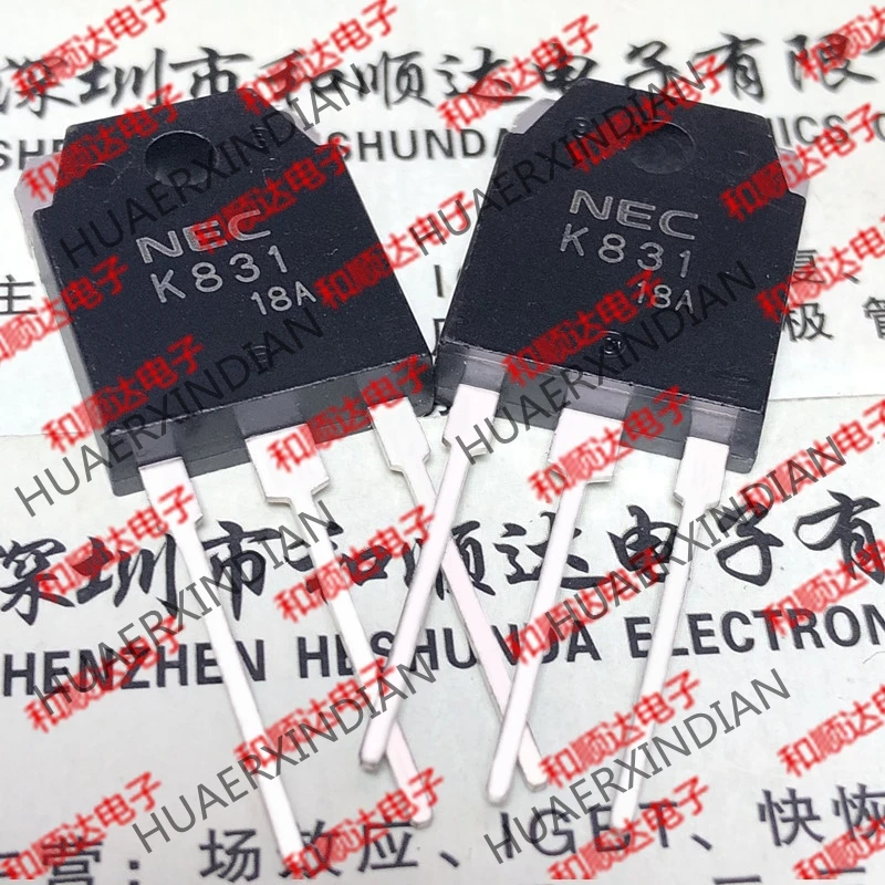 10 шт./лот и 2SK831 K831 TO-3P 500V 18A на