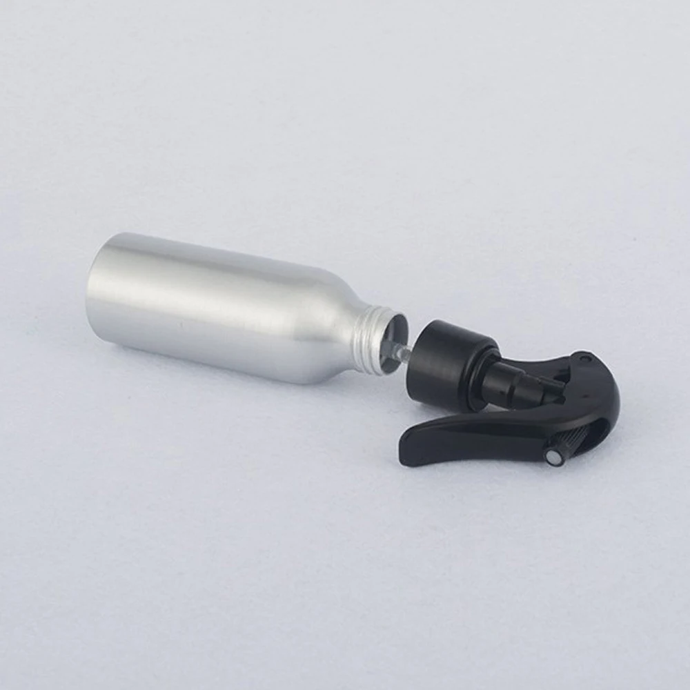 1pc 30-500ML Aluminum Spray Bottle Pump Sprayer Fine Mist Refillable Water Bottle Sprinkler
