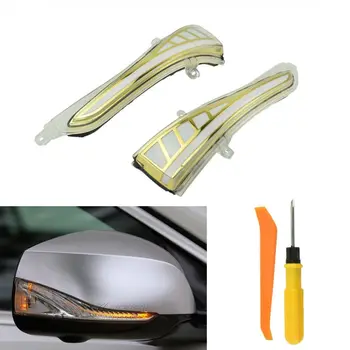 

Luxury Gold Dynamic Turn Signal LED Side Mirror Indicator Blinker Sequential Light For Infiniti Q30 Q50 Q60 Q70 QX30 QX50 QX60