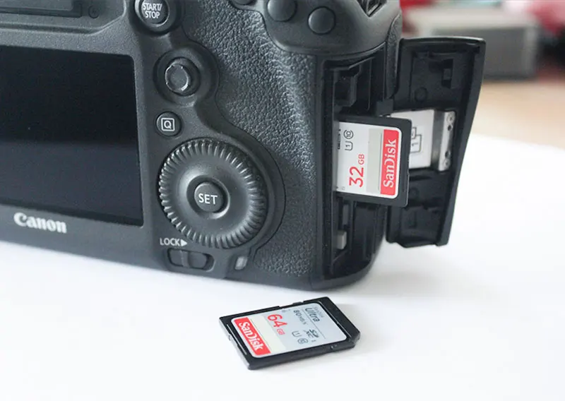 Двойной Флеш-накопитель SanDisk Ultra SD карта 32 Гб SDHC карты памяти 64 Гб 128 ГБ SDXC C10 USH-I 16 ГБ флеш-карта, видео в формате Full HD для цифровой Камера 80 МБ/с