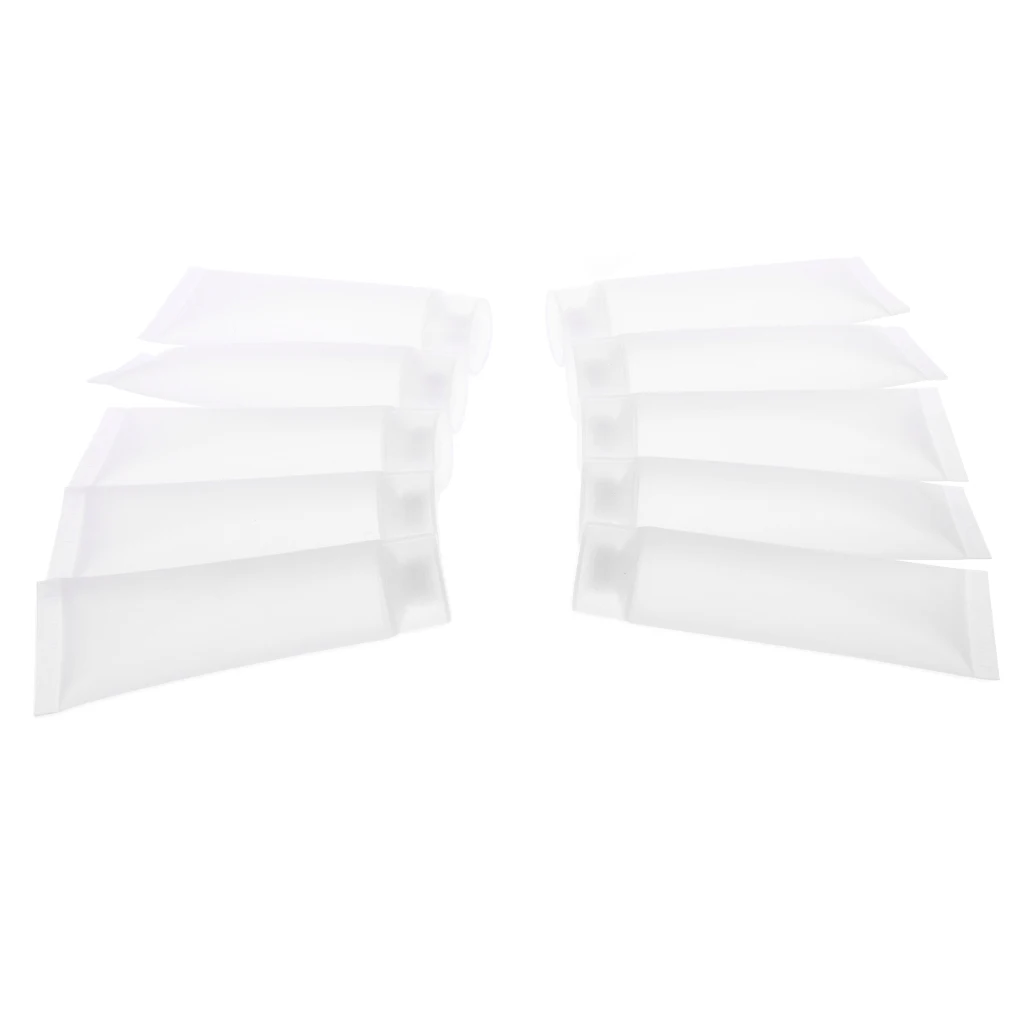 10pcs Travel Empty Clear Tubes Cosmetic Cream Lotion Containers 30ml