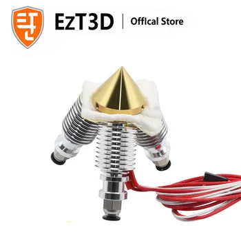 

Copper Nozzle Kit 3d Printer Parts E3DV6 Hotend Nozzle Head Printer Hot End Kit 3 In1 Nozzle 0.4 Nozzle Accessory