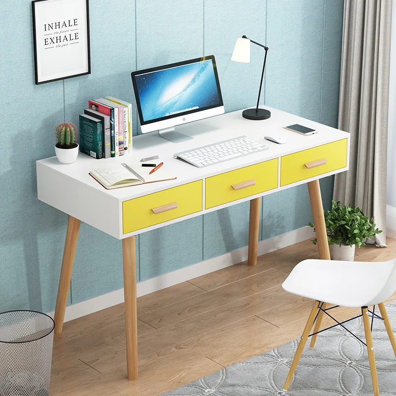 

Desktop Computer Desk Table Office Household Bedroom Students Dormitory Learning Doing Homework Desk Minimalist Modern Economica