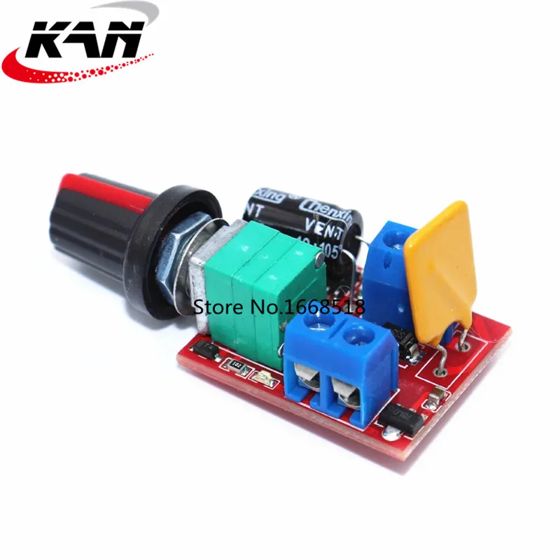Мини-двигатель постоянного тока PWM Governor 3V6 12 24 35 в 90 Вт регулятор скорости
